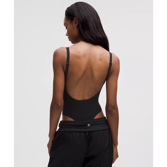 NWT Lululemon Wundermost Nulu Mesh Scoop-Back Sleeveless Thong Bodysuit Size L - Picture 2 of 11